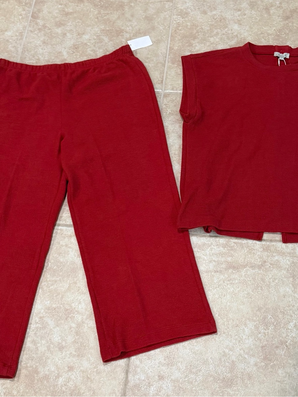 Chenault Women’s 2 Piece Burnt Orange Top w/Matching Pants XL